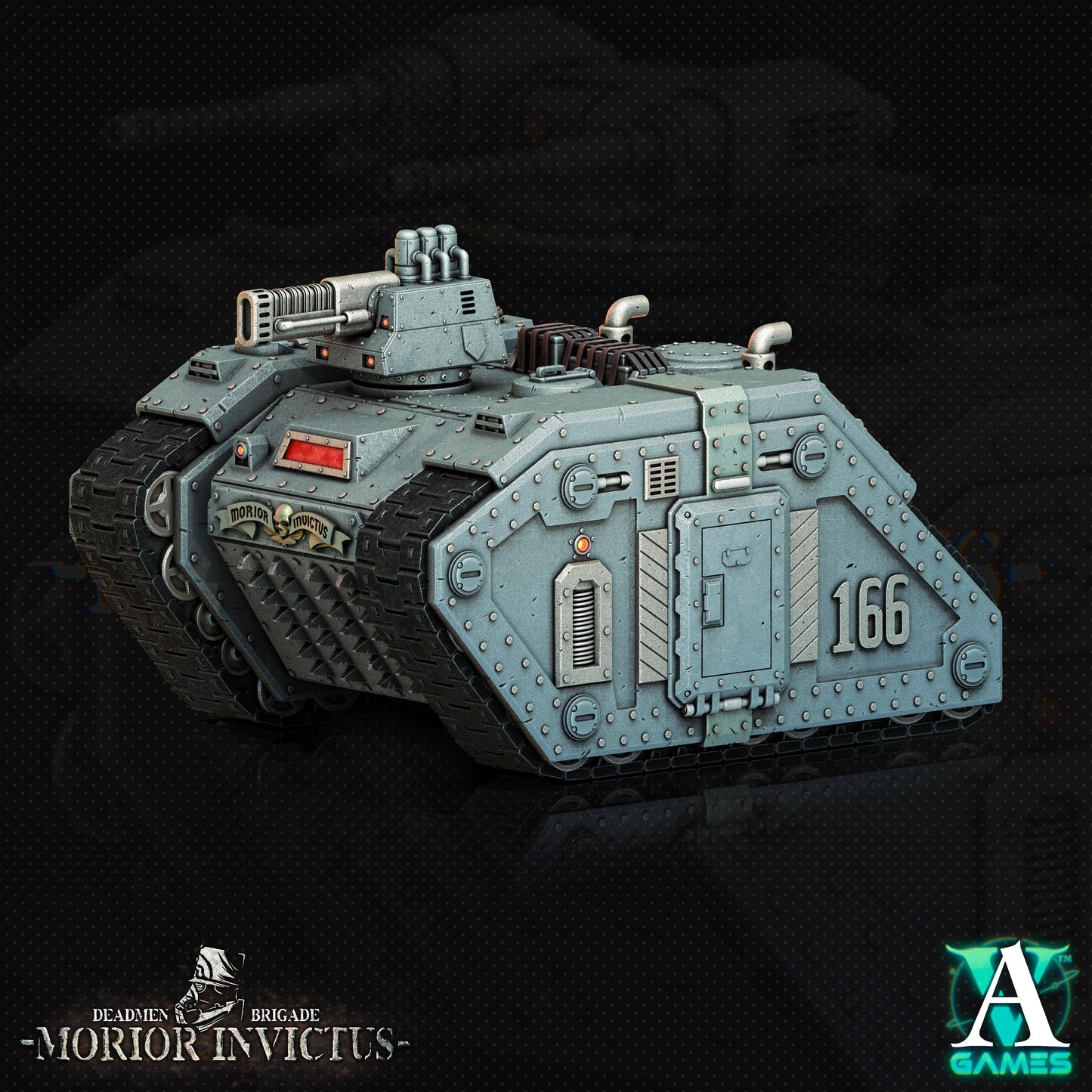 3D Printed Archvillain Games Deadmen Brigade - Morior Invictus Morior M1 Badger 28 32mm D&D - 3D Printing Boss 