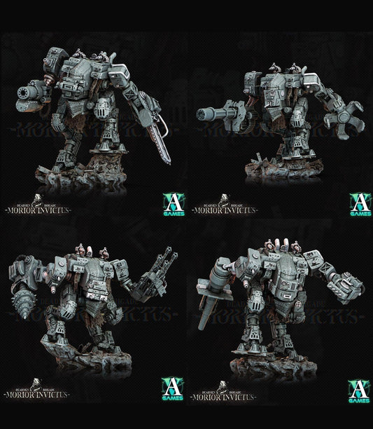 3D Printed Archvillain Games Deadmen Brigade - Morior Invictus Morior MK-18 Paladin 28 32mm D&D - 3D Printing Boss 
