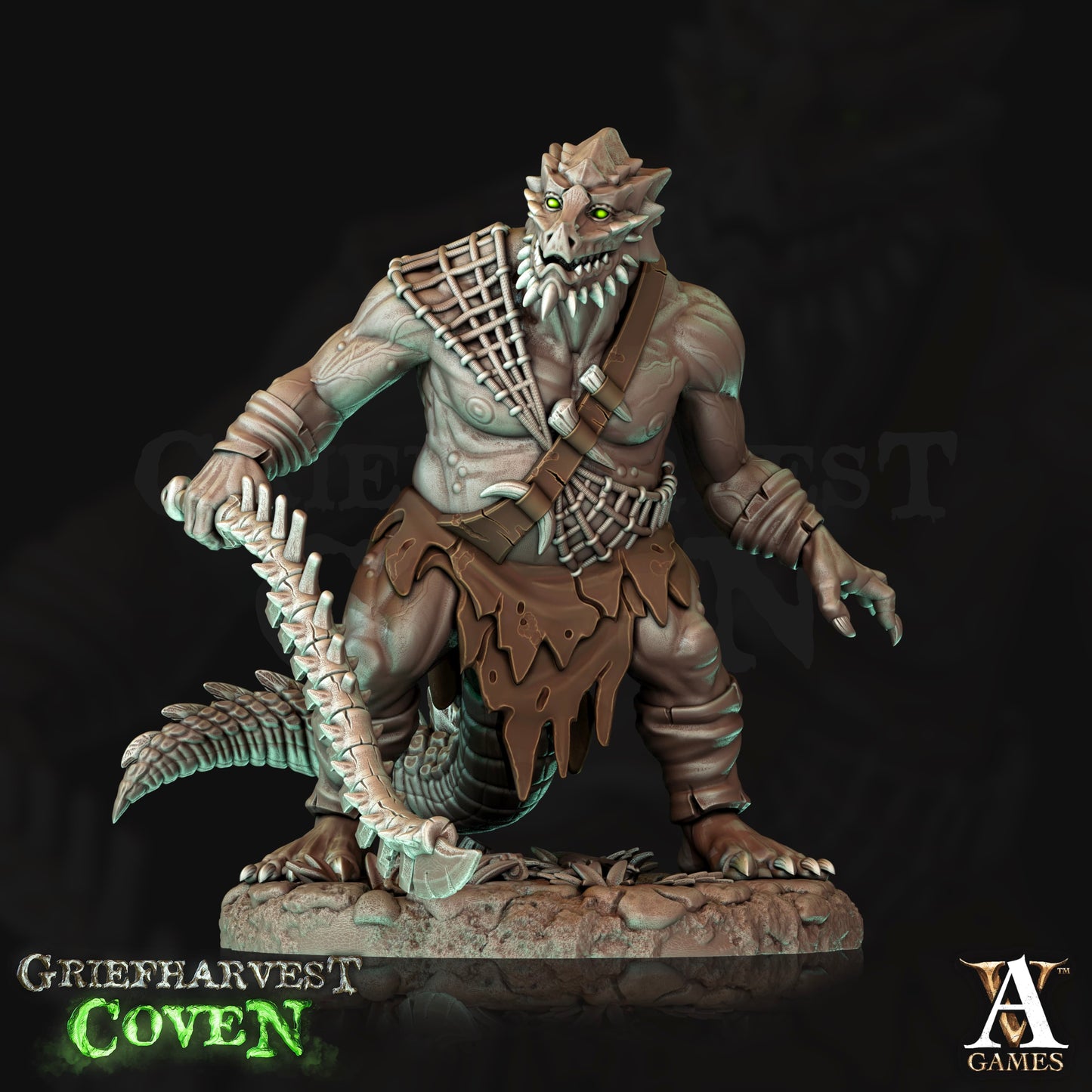 3D Printed Archvillain Games Defiled Hagservants Griefharvest Coven 28 32mm D&D - 3D Printing Boss 
