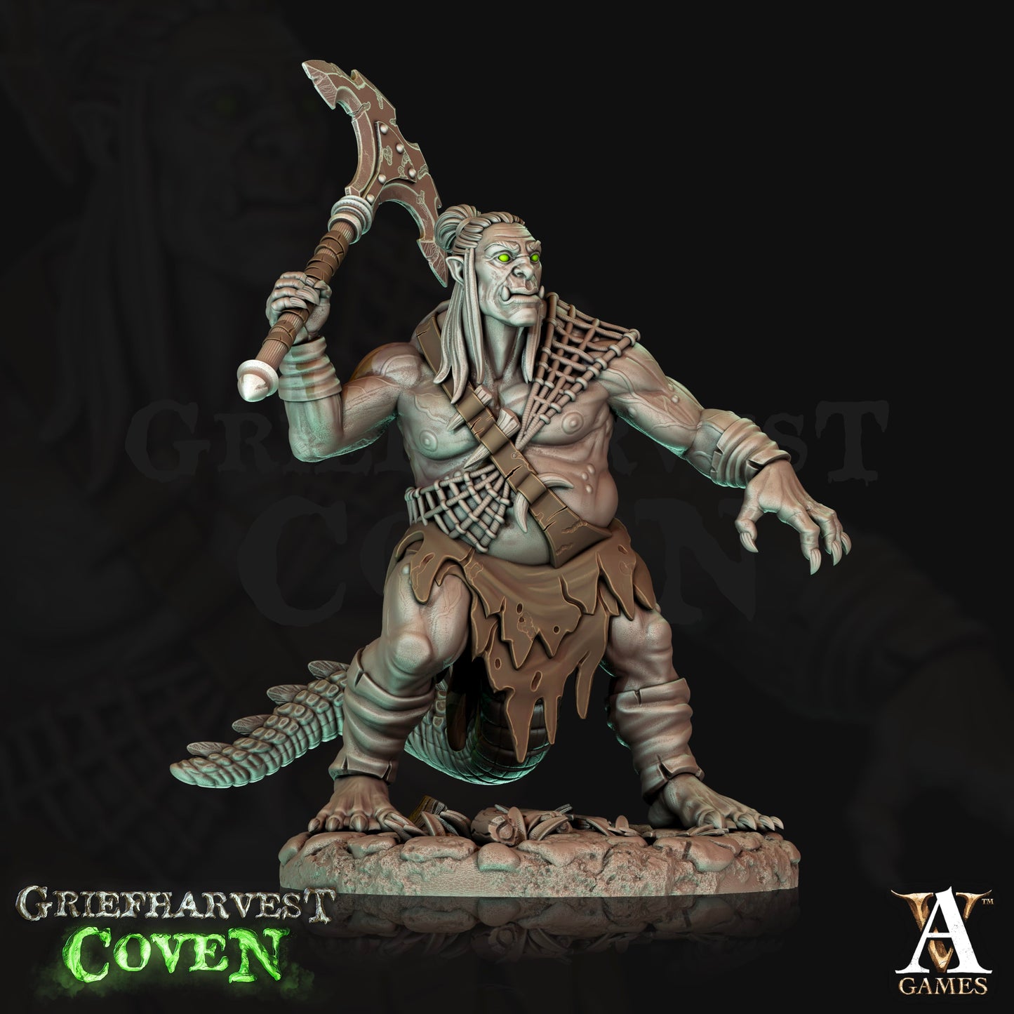 3D Printed Archvillain Games Defiled Hagservants Griefharvest Coven 28 32mm D&D - 3D Printing Boss 
