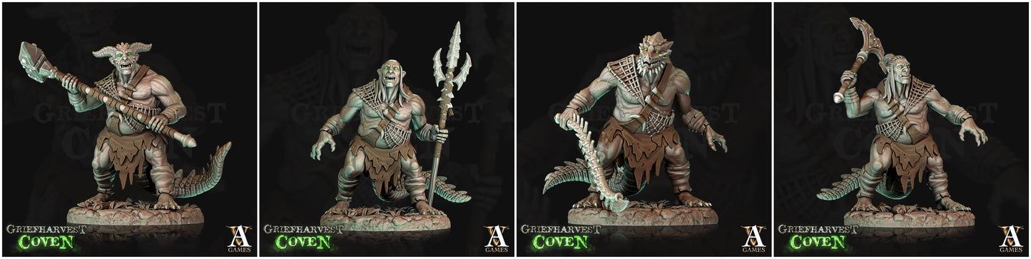 3D Printed Archvillain Games Defiled Hagservants Griefharvest Coven 28 32mm D&D - 3D Printing Boss 