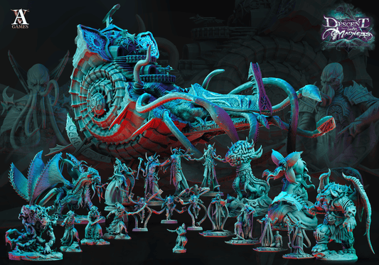 3D Printed Archvillain Games Descent into Madness - Corporeal Reflection 28mm 32mm D&D - 3D Printing Boss 