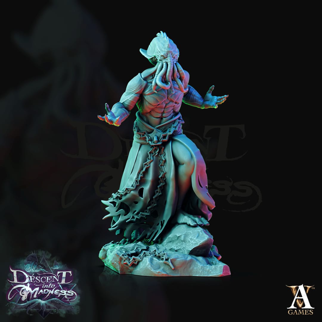 3D Printed Archvillain Games Descent into Madness - Deepspawn 28mm 32mm D&D - 3D Printing Boss 