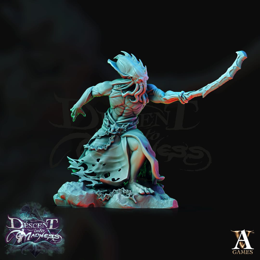 3D Printed Archvillain Games Descent into Madness - Deepspawn 28mm 32mm D&D - 3D Printing Boss 
