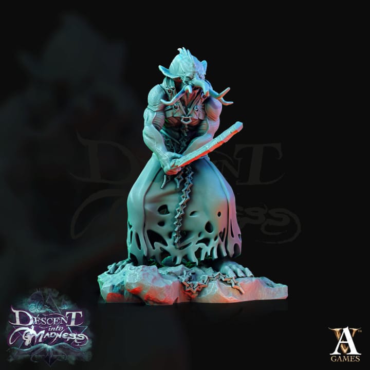 3D Printed Archvillain Games Descent into Madness - Deepspawn 28mm 32mm D&D - 3D Printing Boss 