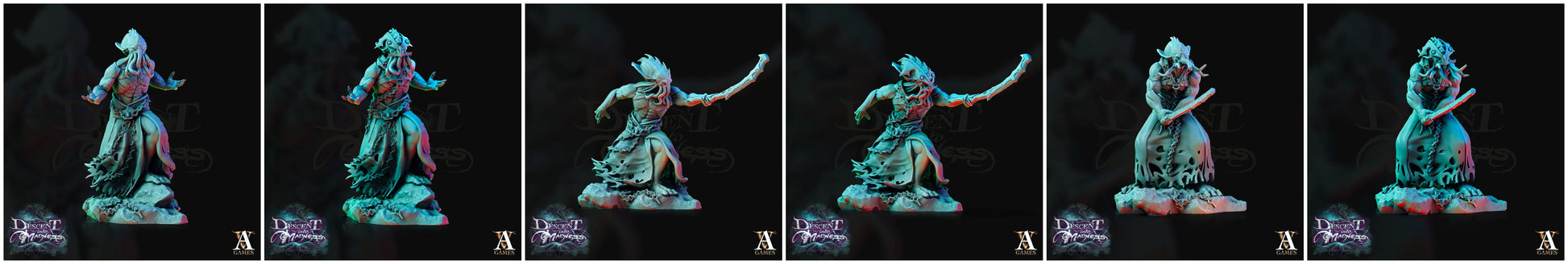 3D Printed Archvillain Games Descent into Madness - Deepspawn 28mm 32mm D&D - 3D Printing Boss 
