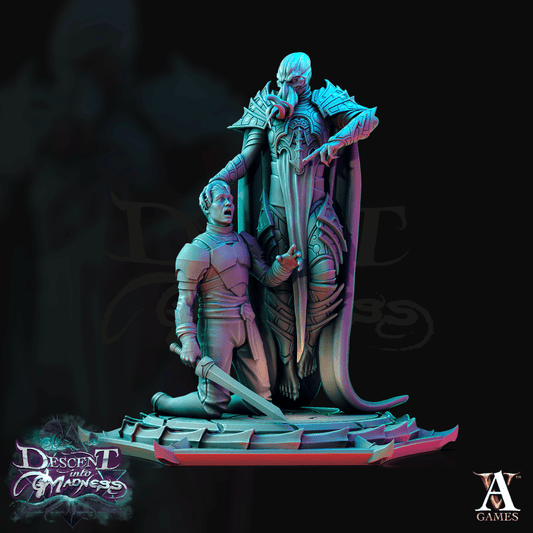 3D Printed Archvillain Games Descent into Madness Encephalids 28 32mm D&D - 3D Printing Boss 
