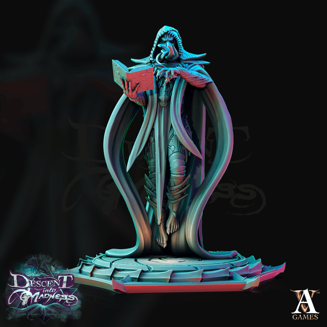3D Printed Archvillain Games Descent into Madness Encephalids 28 32mm D&D - 3D Printing Boss 