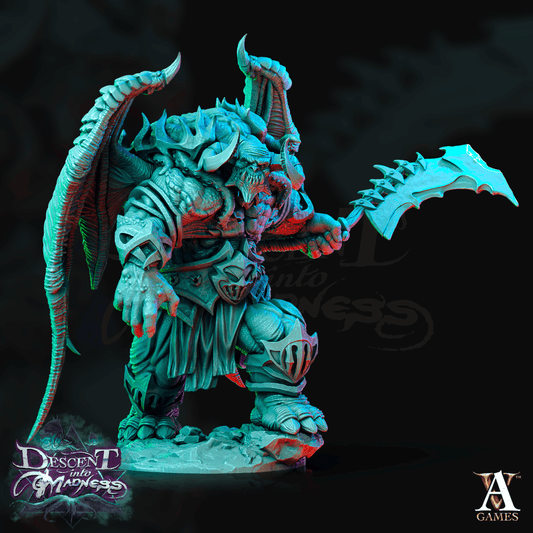 3D Printed Archvillain Games Descent into Madness - Outworld Thrall 28mm 32mm D&D - 3D Printing Boss 