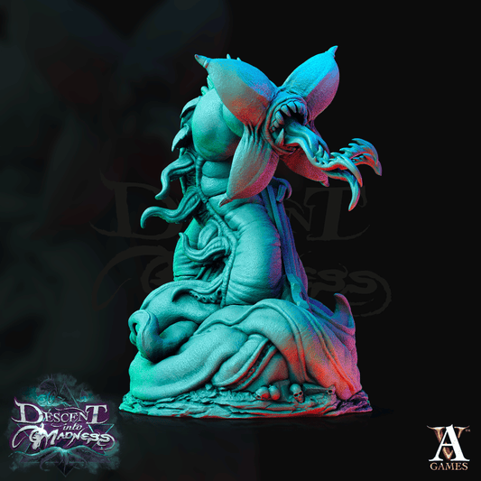 3D Printed Archvillain Games Descent into Madness - Slithering Devourer 28mm 32mm D&D - 3D Printing Boss 