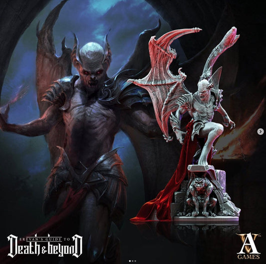 3D Printed Archvillain Games Elder Vampire 28 32mm D&D - 3D Printing Boss 