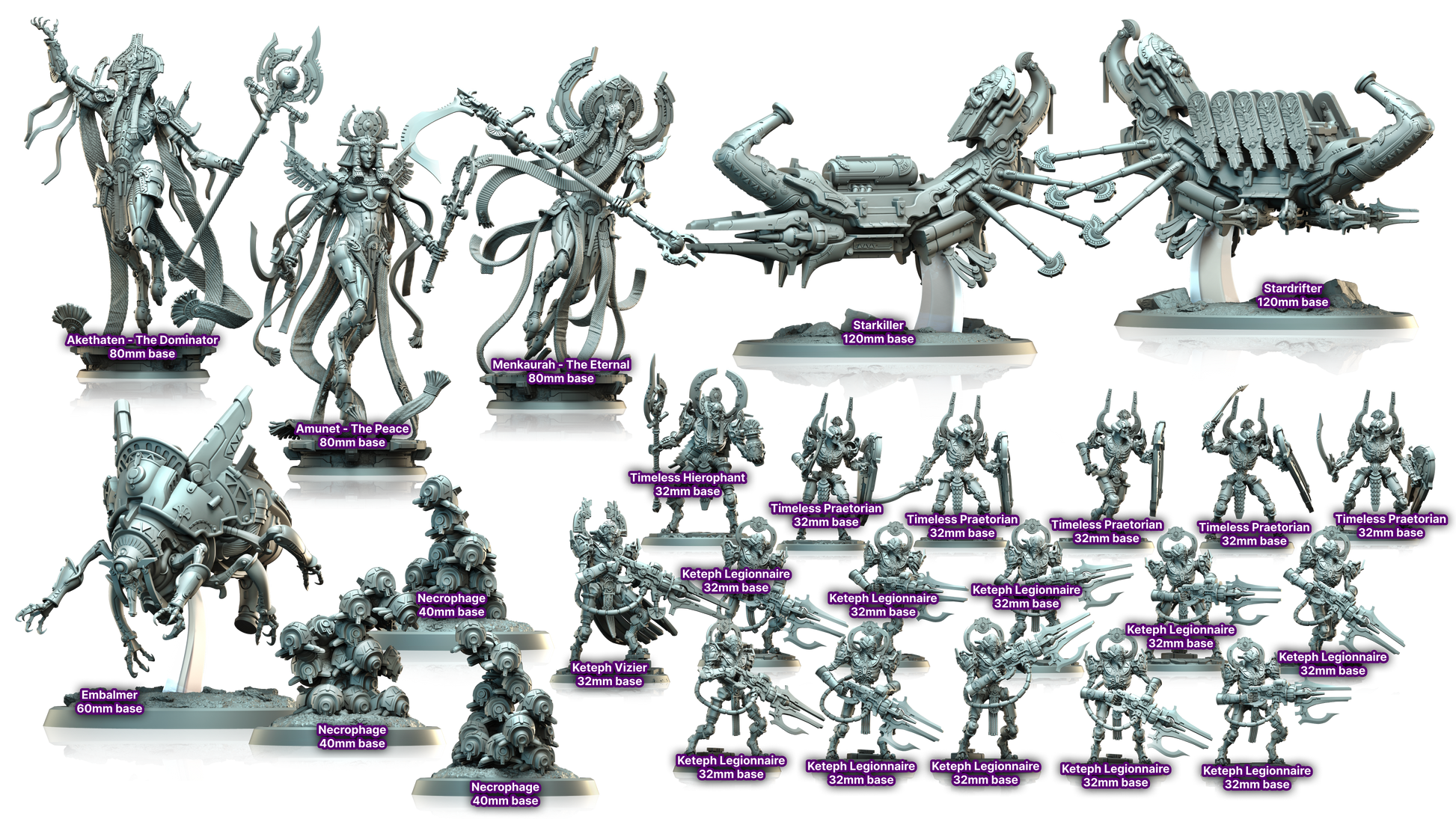 3D Printed Archvillain Games Embalmer Empire of Stars Timeless Trinity 28 32mm D&D - 3D Printing Boss 