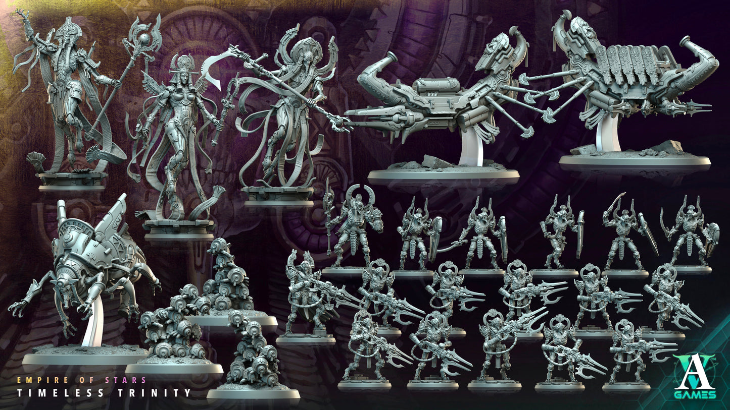 3D Printed Archvillain Games Embalmer Empire of Stars Timeless Trinity 28 32mm D&D - 3D Printing Boss 