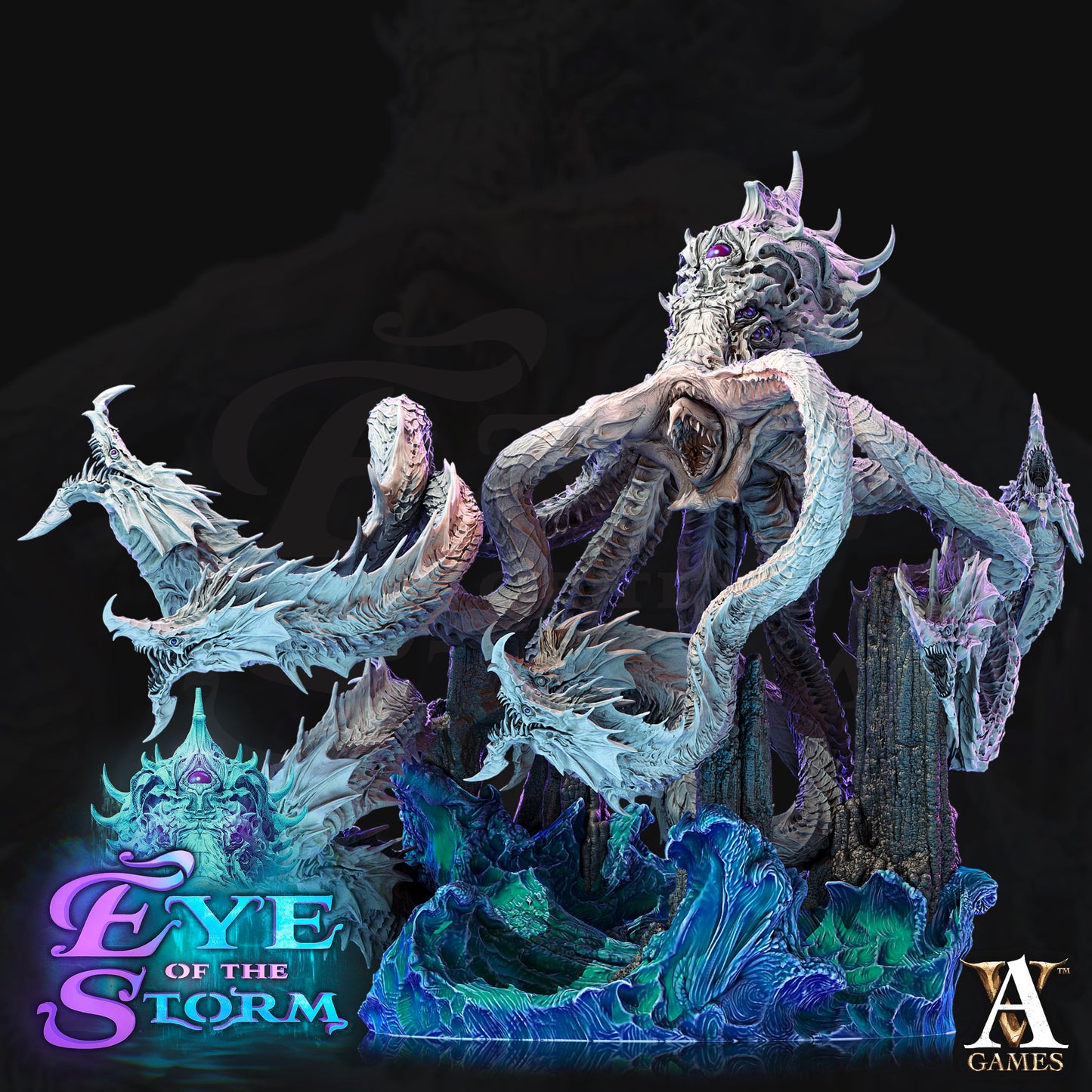 3D Printed Archvillain Games Eye of the Storm - Sky Kraken 28mm 32mm D&D - 3D Printing Boss 