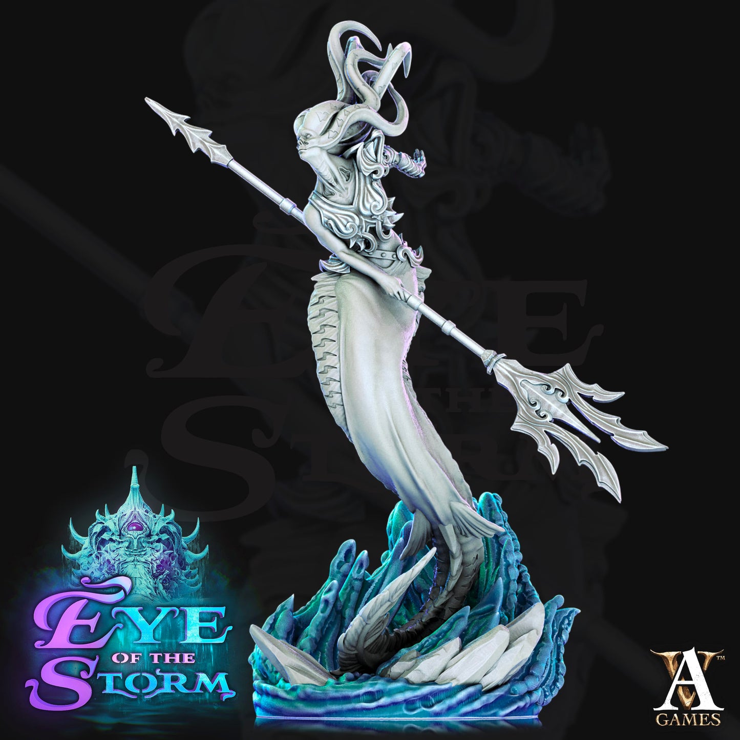 3D Printed Archvillain Games Eye of the Storm - Storm Sirens 28mm 32mm D&D - 3D Printing Boss 