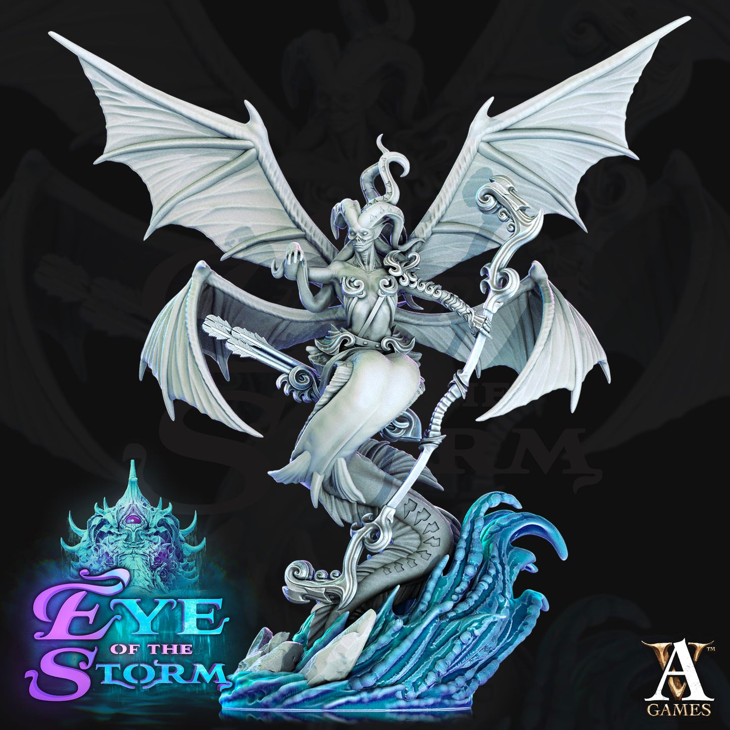 3D Printed Archvillain Games Eye of the Storm - Storm Sirens 28mm 32mm D&D - 3D Printing Boss 