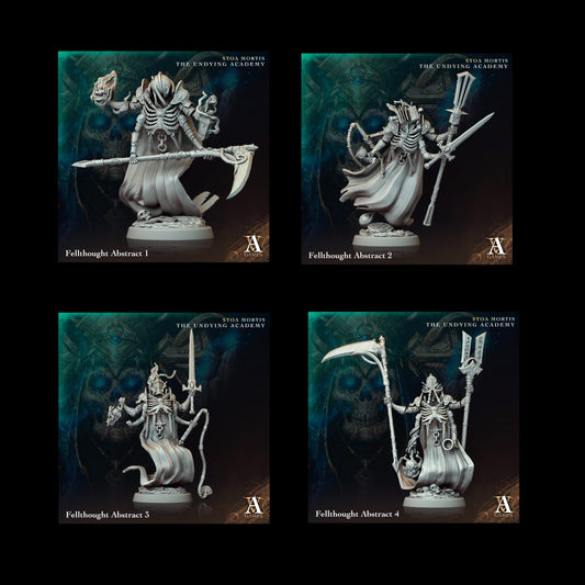 3D Printed Archvillain Games Fellthought Abstract Stoa Mortis The Undying Academy - 3D Printing Boss 