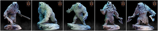 3D Printed Archvillain Games Frostburn Horrors - Bear Vanguard 28mm 32mm D&D - 3D Printing Boss 