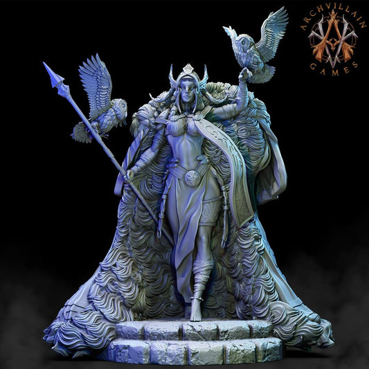 3D Printed Archvillain Games Frostburn Horrors - Frost Giant Queen 28mm 32mm D&D - 3D Printing Boss 