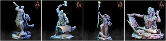 3D Printed Archvillain Games Frostburn Horrors - Goliaths 28mm 32mm D&D - 3D Printing Boss 