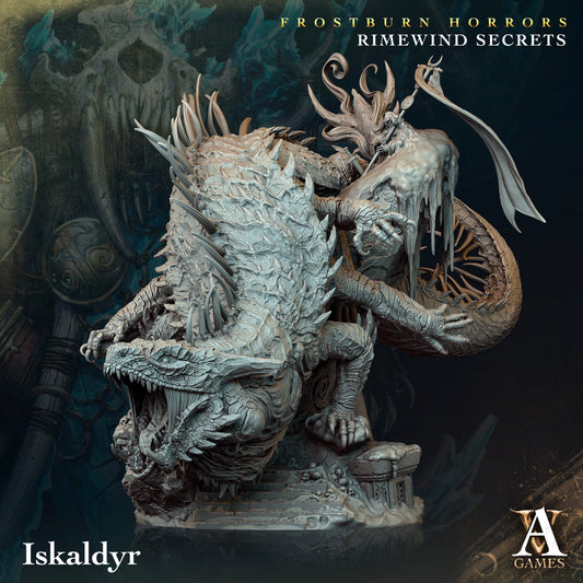 3D Printed Archvillain Games Frostburn Horrors Rimewind Secrets - Iskaldyr 28mm 32mm D&D - 3D Printing Boss 