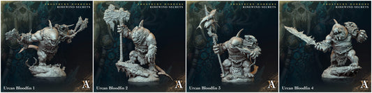 3D Printed Archvillain Games Frostburn Horrors Rimewind Secrets - Urcan Bloodfin 28mm 32mm D&D - 3D Printing Boss 