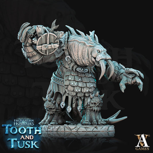 3D Printed Archvillain Games Frostburn Horrors Tooth and Tusk - Odoben 28mm 32mm D&D - 3D Printing Boss 