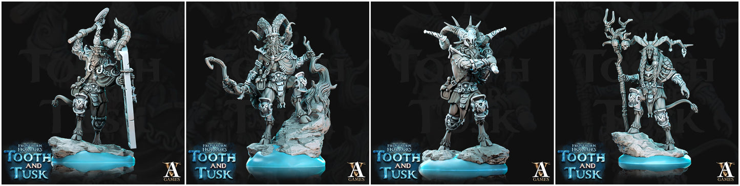 3D Printed Archvillain Games Frostburn Horrors Tooth and Tusk - Ovis 28mm 32mm D&D - 3D Printing Boss 