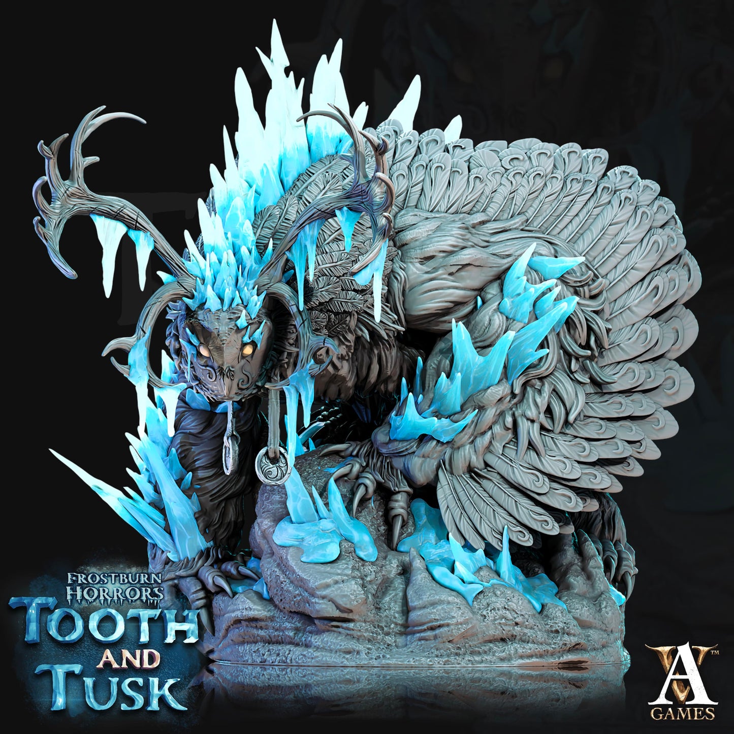 3D Printed Archvillain Games Frostburn Horrors Tooth and Tusk Talva - Claw of Winter 28mm 32mm D&D - 3D Printing Boss 