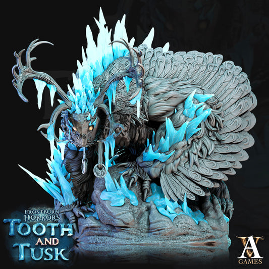 3D Printed Archvillain Games Frostburn Horrors Tooth and Tusk Talva - Claw of Winter 28mm 32mm D&D - 3D Printing Boss 