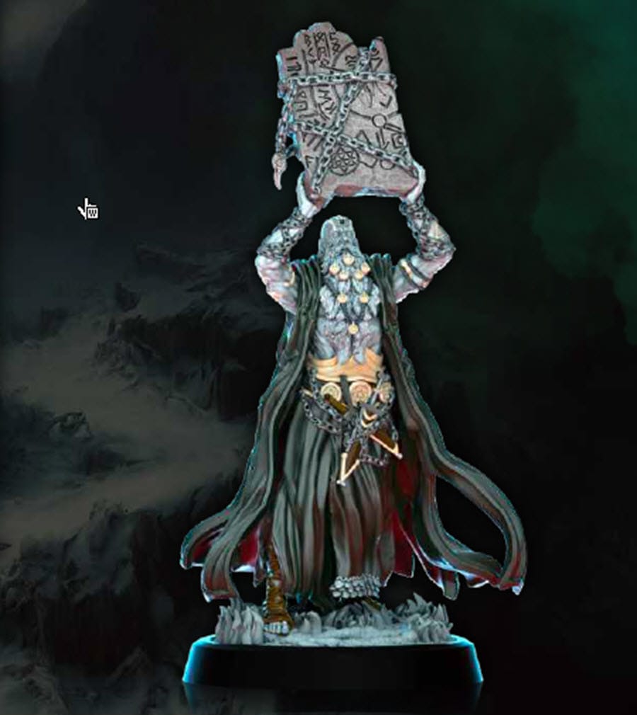 3D Printed Archvillain Games Gravebloom Druid 28 32mm D&D - 3D Printing Boss 