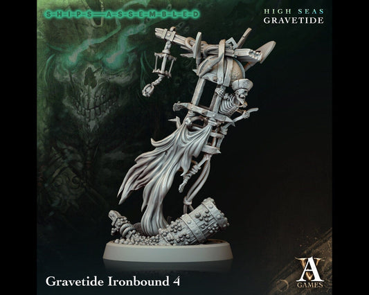 3D Printed Archvillain Games Gravetide Skeleton 28 32mm D&D - 3D Printing Boss 