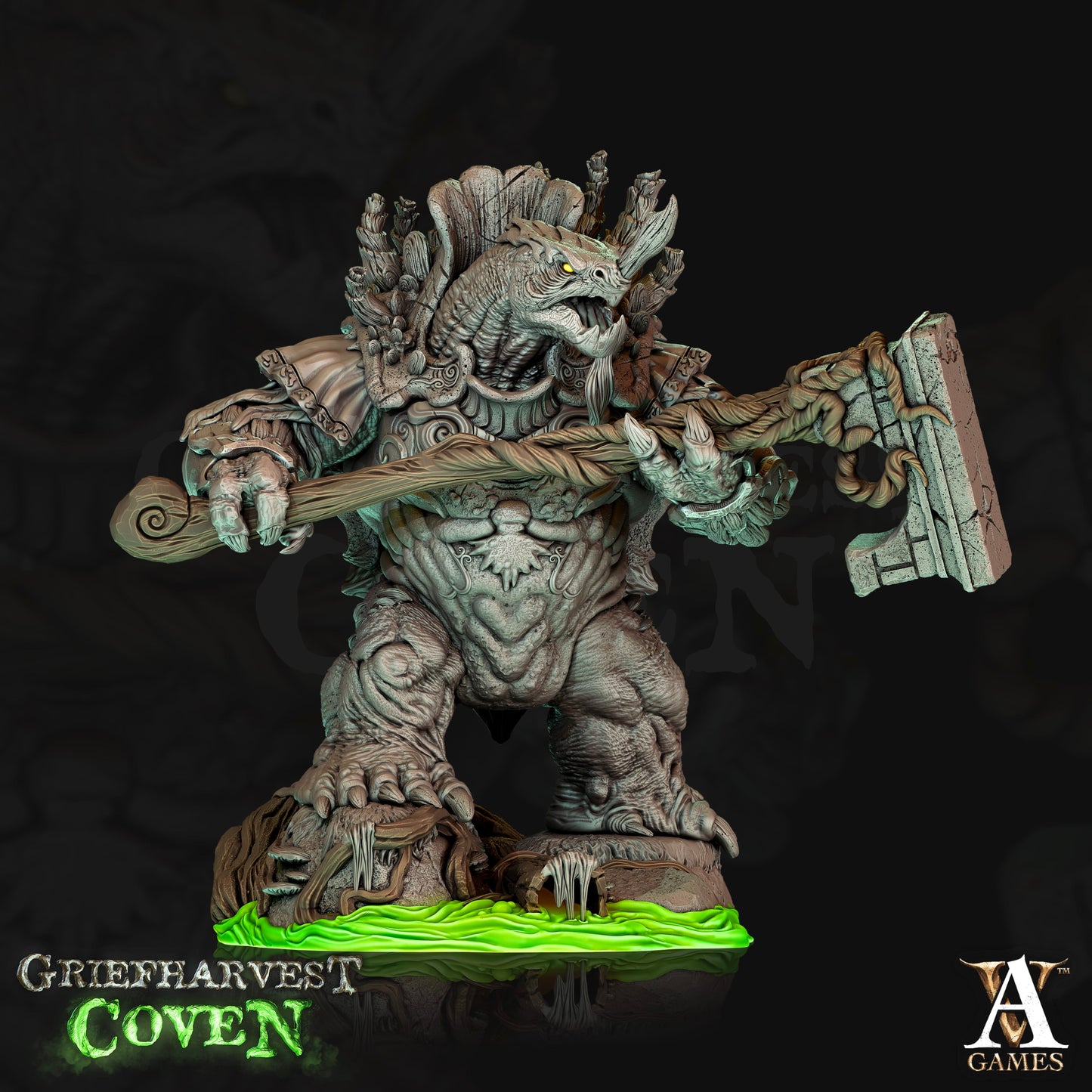 3D Printed Archvillain Games Griefharvest Coven - Rukabak 28mm 32mm D&D - 3D Printing Boss 