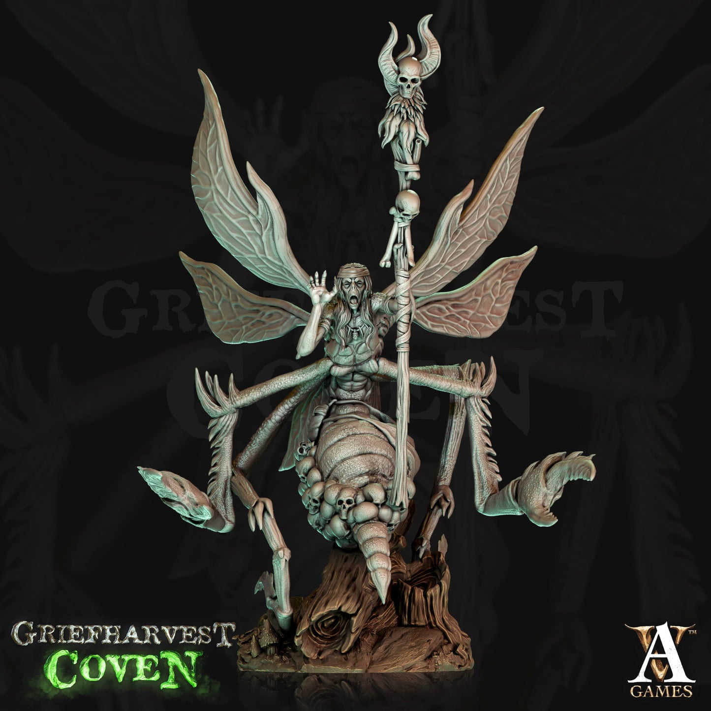 3D Printed Archvillain Games Griefharvest Coven - Wailwasps 28mm 32mm D&D - 3D Printing Boss 