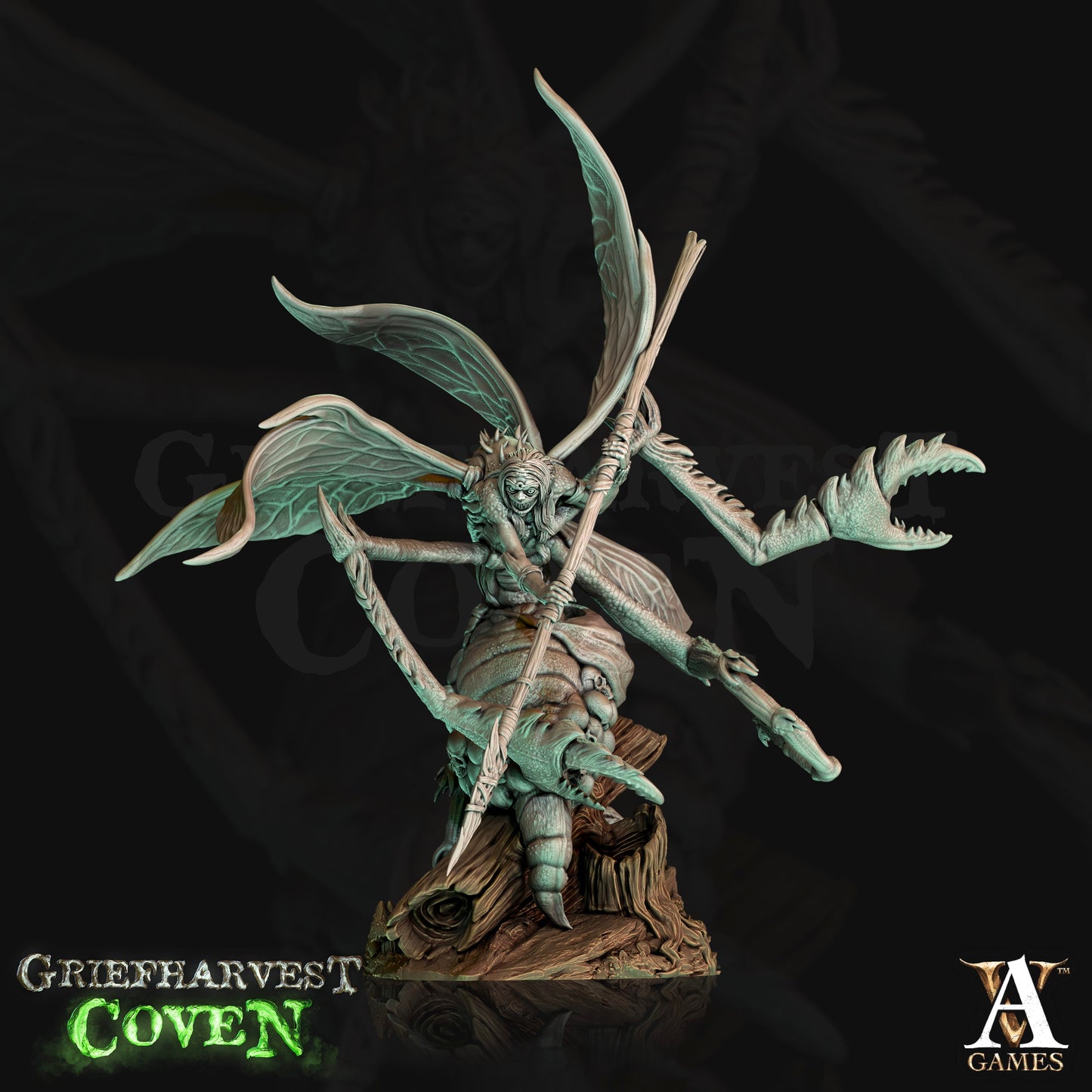 3D Printed Archvillain Games Griefharvest Coven - Wailwasps 28mm 32mm D&D - 3D Printing Boss 