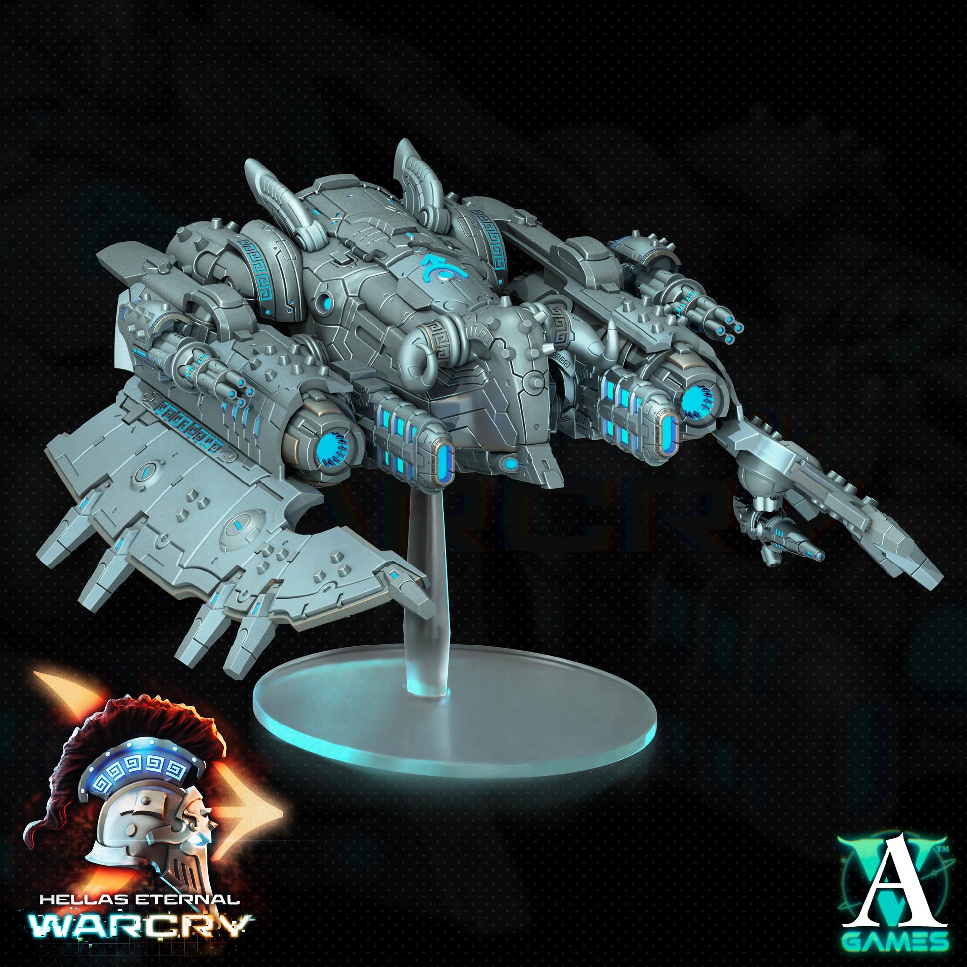 3D Printed Archvillain Games Hellas Eternal - Warcry Apovasis 28 32mm D&D - 3D Printing Boss 