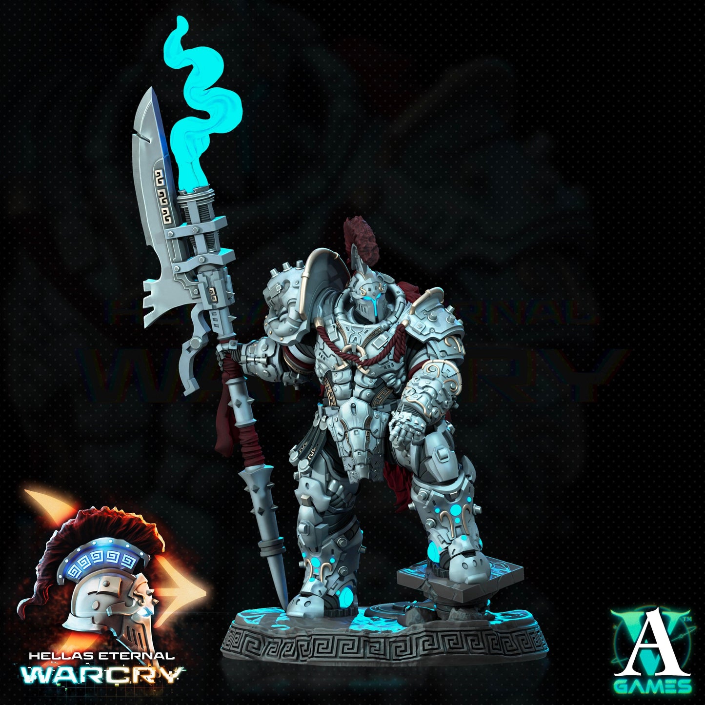3D Printed Archvillain Games Hellas Eternal - Warcry Myrmidones 28 32mm D&D - 3D Printing Boss 
