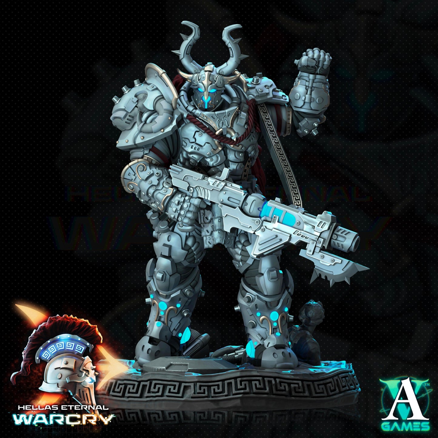 3D Printed Archvillain Games Hellas Eternal - Warcry Myrmidones 28 32mm D&D - 3D Printing Boss 