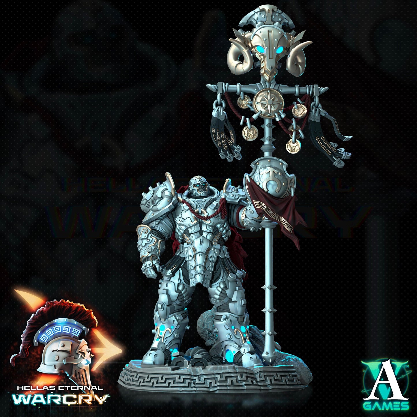 3D Printed Archvillain Games Hellas Eternal - Warcry Myrmidones 28 32mm D&D - 3D Printing Boss 