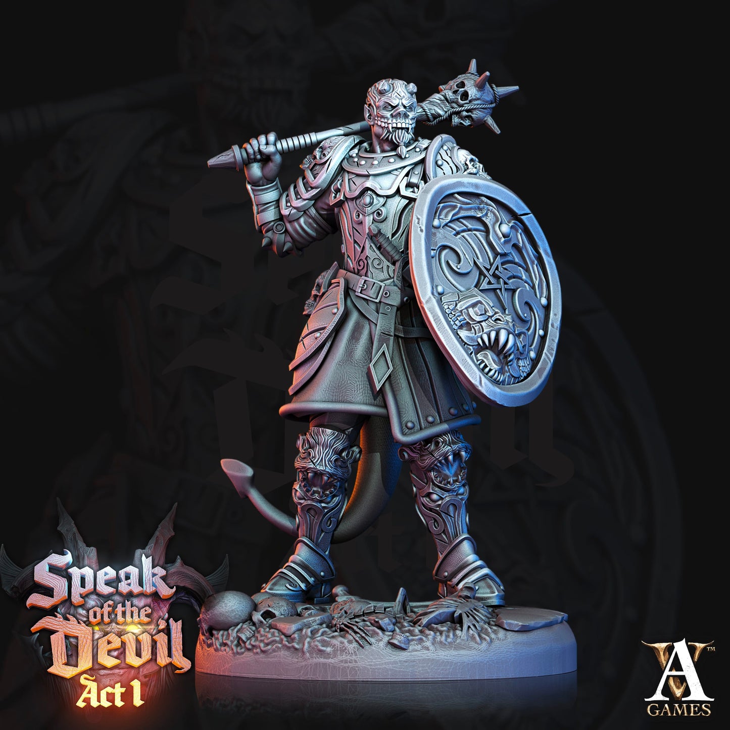3D Printed Archvillain Games Hellfire Inquisitor Speak of the Devil Act I 28 32mm D&D - 3D Printing Boss 