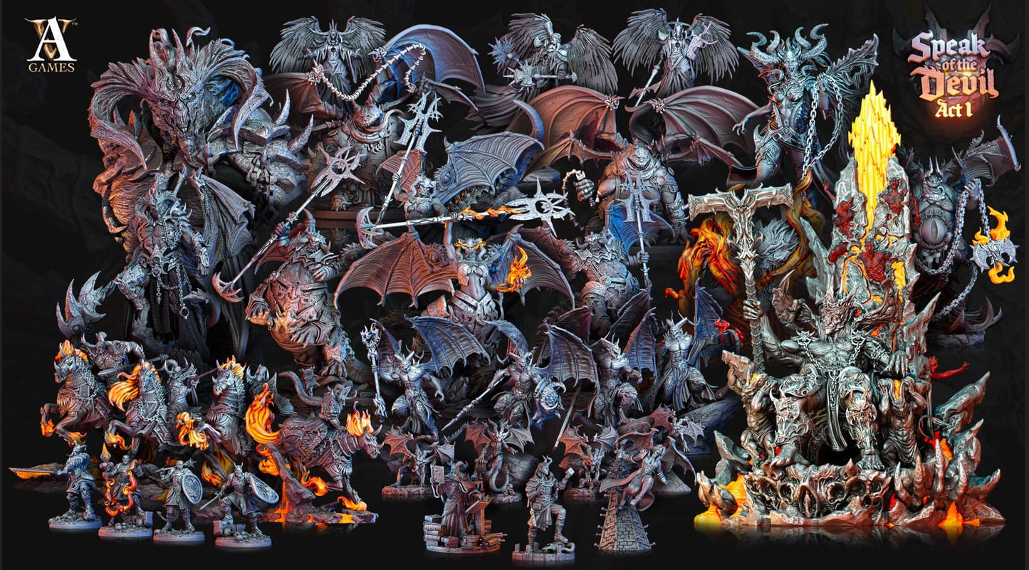 3D Printed Archvillain Games Hellfire Inquisitor Speak of the Devil Act I 28 32mm D&D - 3D Printing Boss 