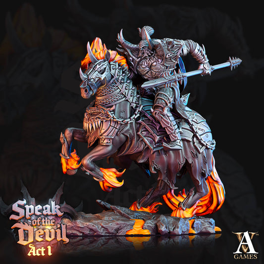 3D Printed Archvillain Games Hellknight Speak of the Devil Act I 28 32mm D&D - 3D Printing Boss 