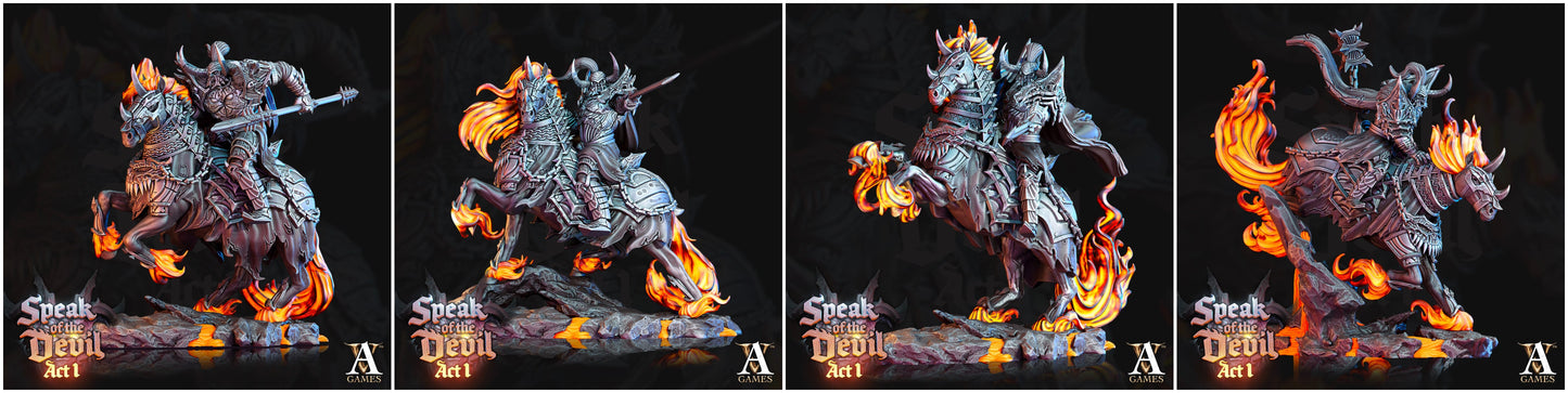 3D Printed Archvillain Games Hellknight Speak of the Devil Act I 28 32mm D&D - 3D Printing Boss 