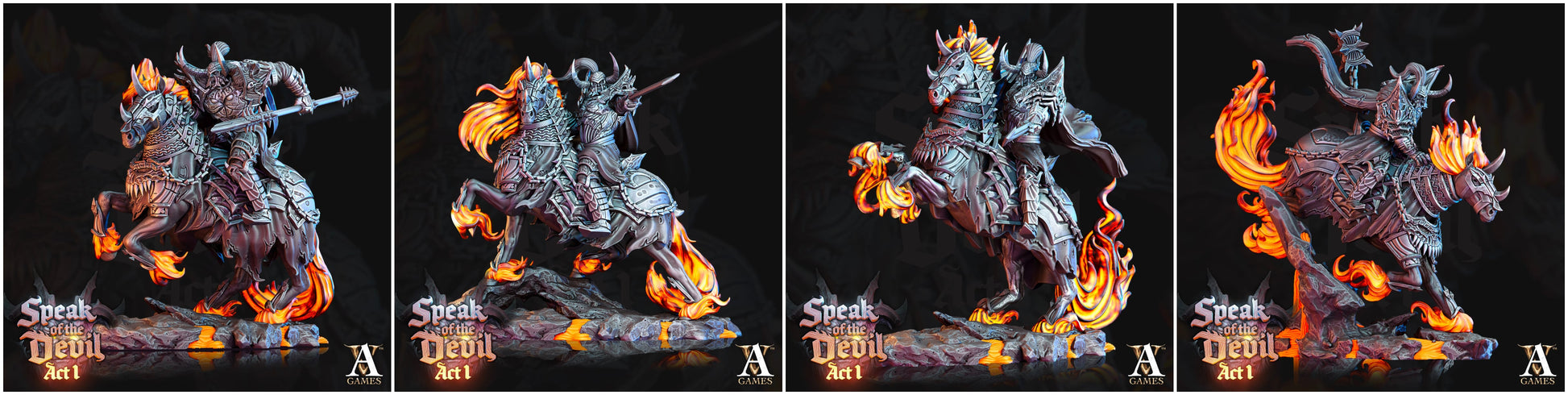 3D Printed Archvillain Games Hellknight Speak of the Devil Act I 28 32mm D&D - 3D Printing Boss 