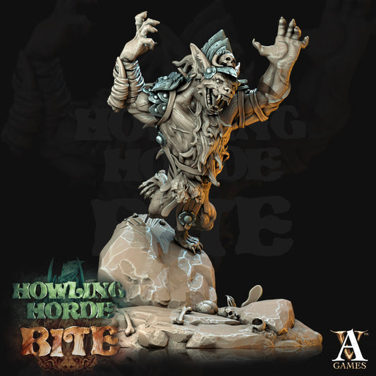 3D Printed Archvillain Games Howling Horde - Gnoll Trackers 28mm 32mm D&D - 3D Printing Boss 