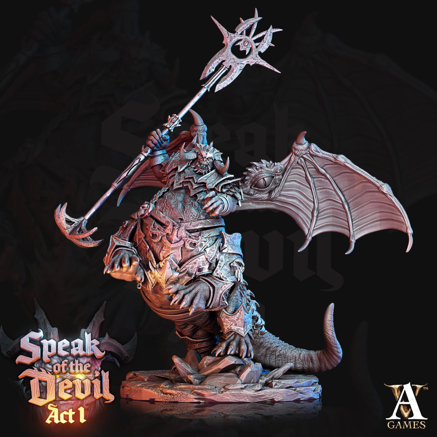 3D Printed Archvillain Games Kartaroth Speak of the Devil Act I 28 32mm D&D - 3D Printing Boss 