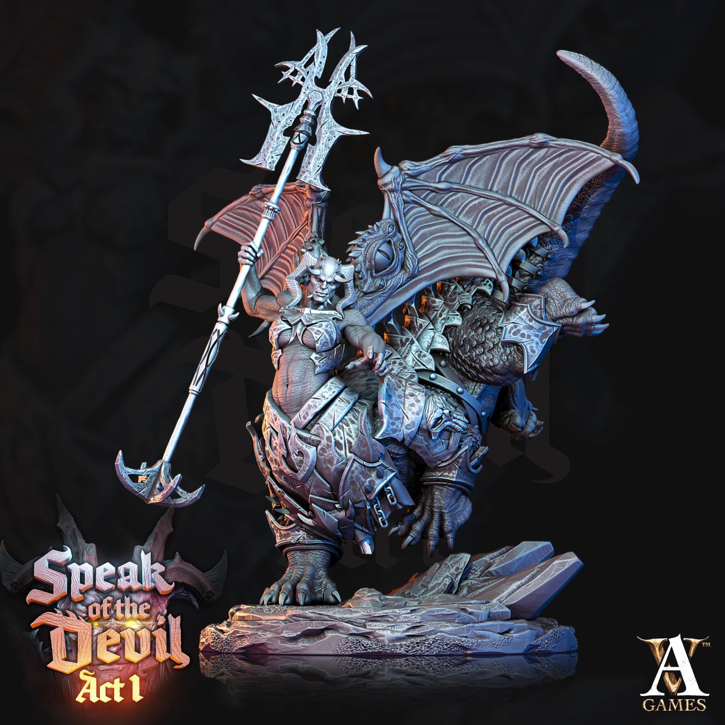 3D Printed Archvillain Games Kartaroth Speak of the Devil Act I 28 32mm D&D - 3D Printing Boss 