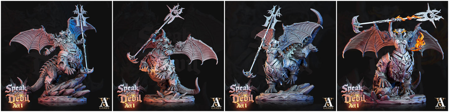 3D Printed Archvillain Games Kartaroth Speak of the Devil Act I 28 32mm D&D - 3D Printing Boss 