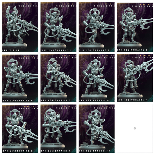 3D Printed Archvillain Games Keteph Vizier Legionnaires Empire of Stars Timeless Trinity 28 32mm D&D - 3D Printing Boss 
