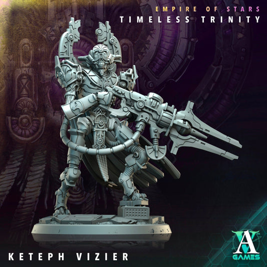 3D Printed Archvillain Games Keteph Vizier Legionnaires Empire of Stars Timeless Trinity 28 32mm D&D - 3D Printing Boss